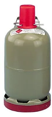 Gasflasche 5 kg leer - 5 kg Eigentums Propangasflasche, ideal für Grillen und Camping, an vielen Tauschstellen eintauschbar, inklusive Schutzkappe für sichere Lagerung
