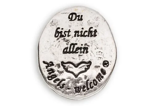 Paletti Charm Engel Schutzengel Talisman-Münze Du bist nicht allein