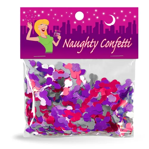 Penis Konfetti in blau von Lovelyness