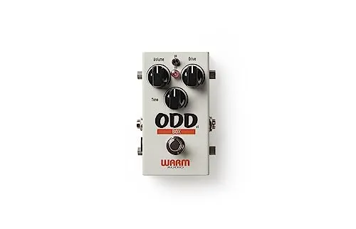Warm Audio ODD Box V1 - Overdrive Pedal mit „Cranked Amp“ Sound - Gitarren-Effektgerät mit kompaktem Design, hochwertigem TLO82CP-Operationsverstärker und True-Bypass-Schaltung für erstklassigen Klang und Zuverlässigkeit bei Studio und Live-Auftritten.