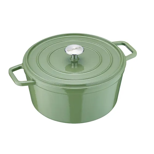 Berndes B.IRON Gusseisen Bräter 26 cm - Brat- & Grillpfannen aus hochwertigem Gusseisen, spülmaschinenfest und induktionsfähig – ideal für perfekte Bratergebnisse.