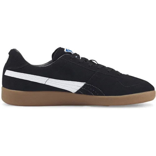 PUMA Unisex Handball Indoor Court Shoe, Black White Gum, 42 EU - Herren-Sneaker mit atmungsaktivem Synthetik-Innenmaterial und rutschfester Gummisohle für optimalen Halt beim Handballspielen.