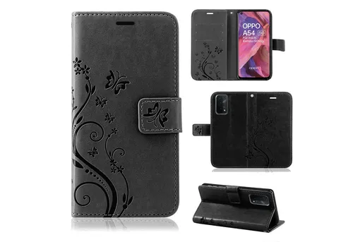 betterfon Handyhülle Handytasche für Oppo A54 5G / A74 5G Klapphülle Klapphülle, Bookstyle-Hülle: Magnetverschluss 3 Kartenfächer & Standfunktion