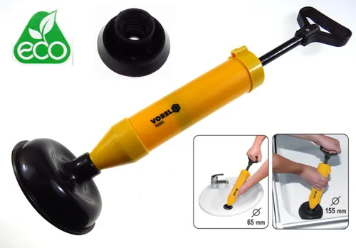 Abflussreiniger Abflusspumpe Abfluß Rohr Reiniger Abflussfrei Pumpe 65mm & 155mm