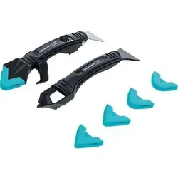 Silikon- und Fugenentferner - 7teiliger Satz - mit klappbarem Standfuß