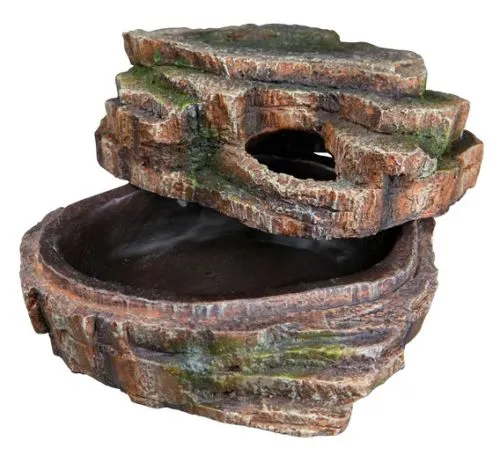 Trixie Snake Cave 26 × 20 × 13 cm - Reptiles - Gemütliche Höhle aus Polyester für Schlangen, fördert Sicherheit und Wohlbefinden.