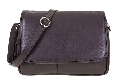 Alessandro Florenz Handtasche Damen Leder 12975 - Elegante Umhängetasche aus 100% hochwertigem Echtleder, mit optimaler Innenorganisation und verstellbarem Schultergurt – ideal für stilbewusste Frauen.