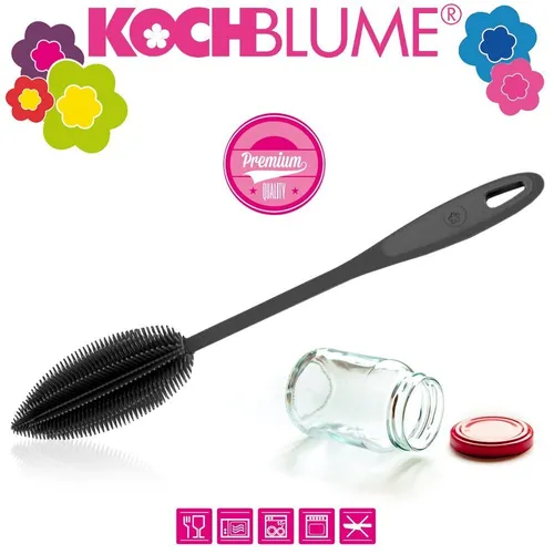 Kochblume Flaschenbürste anthrazit von Kochblume