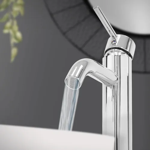 LuxeBath Wasserhahn Bad hoch