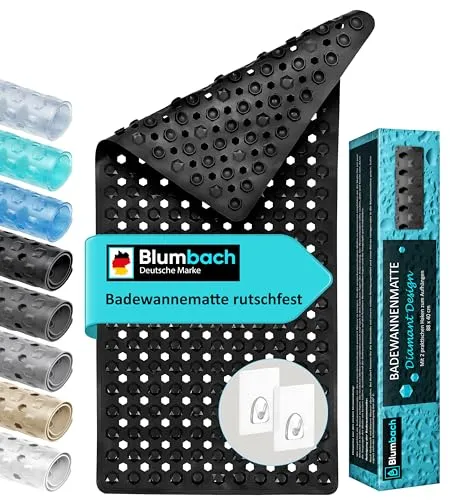 Badematten & Badteppiche Schwarz von BLUMBACH