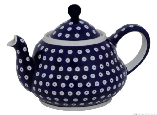 Original Bunzlauer Keramik Teekanne 1.50 Liter im Dekor 42