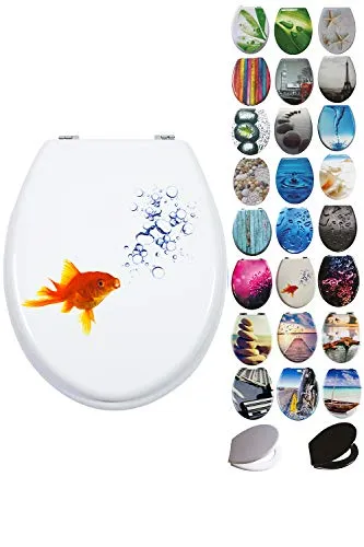 Produktbild Grafner MDF WC Sitz Bubble Fish