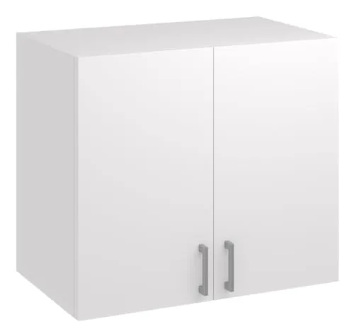 roe furniture Küchenhängeschrank 80 cm – Küchenoberschrank mit 2 Türen & 2 Regalfächern – Wandschrank für Küche, 80×60×31,6 cm – Hängeschrank aus Holzwerkstoff, Wandmontage