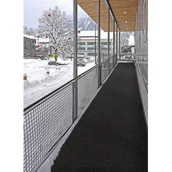 Ako Antirutschmatte AKO Sicherheitsmatte Rutschfest R13 Anthrazit 120x100cm - Fußmatte mit rutschfester Oberfläche, ideal für Sicherheit in Eingangsbereichen, beidseitig beschichtet und robust gegen Witterungseinflüsse.