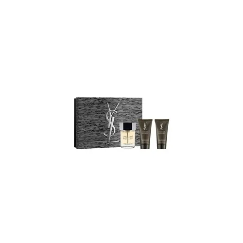 YSL L'Homme EDT Spray 100 ml Set - Elegantes Herrenparfüm im Set, ideal für besondere Anlässe. Frischer Duft mit stilvollem Flair, perfekt zum Verschenken oder selbst genießen.