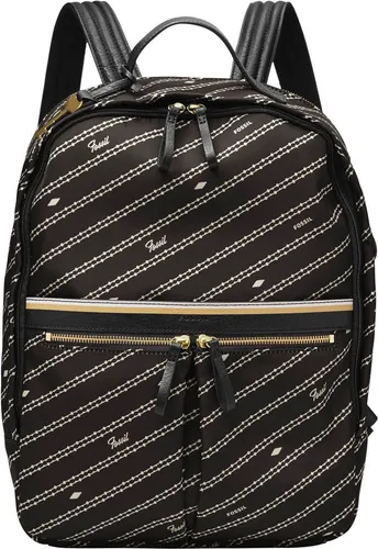 FOSSIL Tess Freizeitrucksack in Black/Bone – Stilvoll und Praktisch