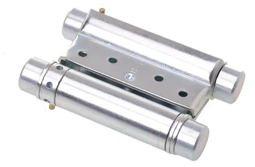 Aqbau® Pendeltürband Pendeltürscharnier Schwingtür Türband 75mm Silber