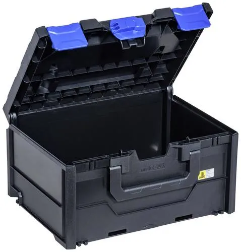 Allit EuroPlus MetaBox 215 Werkzeugkoffer unbestückt - Praktische Werkzeugkiste aus robustem ABS-Material, ideal für Ordnung und Sicherheit. Außenmaße: 396 x 296 x 215 mm, perfekt für Zuhause, Arbeit oder Reisen.