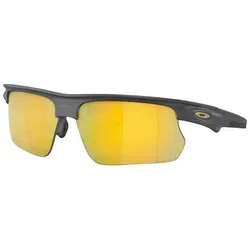 Oakley BiSphaera Matte Carbon / Prizm 24K Polarized - Sportbrille für Vielseitigkeit - Sportbrillen mit leichtem O Matter Rahmen, rutschfesten Unobtanium-Nasenpads und Prizm-Gläsern für verbesserte Farben und Kontraste - ideal für Sportler und den Alltag.