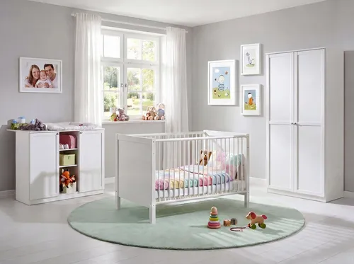 luma-home Babyzimmer-Set 3-teilig im Landhausstil