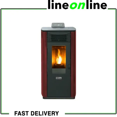 Qlima Fiorina 74 S-LINE Red Slim 8,24 kW Pelletofen von Qlima