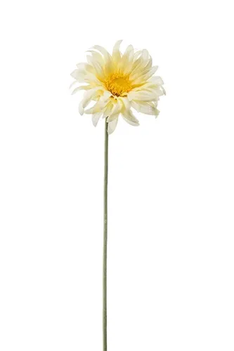 artplants Kunstblume Gerbera BILFON, hellgelb, 50cm
