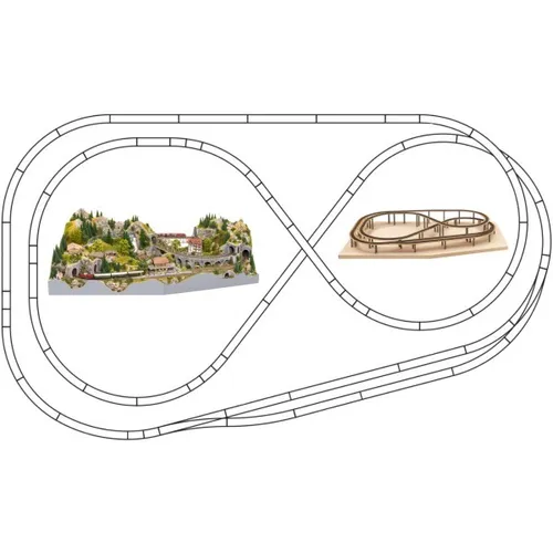 Märklin C-Gleis Set für Noch Easy-Track Andreastal H0 + Neu