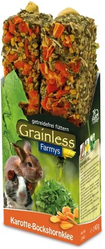 JR Farm Grainless Farmys Karotte-Bockshorn 2er 140g Snack Nager