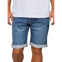 MUSTANG Jeans Shorts Herren Chicago Real X Regular Fit Blau von Mustang