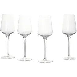 Nachtmann ViNova Weißweingläser Set, 4-teilig, 380 ml - Rotweingläser aus hochwertigem Kristallglas, spülmaschinenfest und ideal für die perfekte Entfaltung von Weißweinaromen.