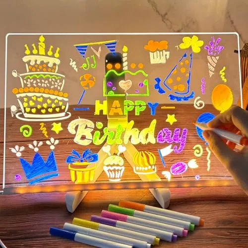 LED Notiztafel mit Farben