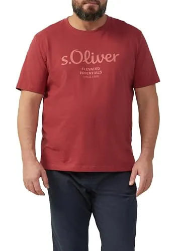 s.Oliver Baumwoll-T-Shirt mit Logo-Print