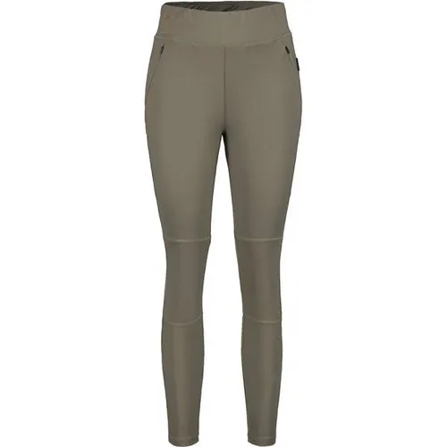 ICEPEAK Damen Tight BETHUNE - Hybridhose für Aktive - Sportliche Hybridhose für Damen mit schmaler Passform und 4-Wege-Stretchmaterial. Ideal für Outdoor-Aktivitäten, warm, leicht und schnell trocknend. Mit praktischen Reißverschlusstaschen und elastischem Bund für optimalen Komfort.