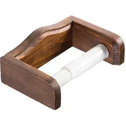 Wand-Toilettenpapierhalter Klopapierhalter aus Holz - Mod. Mathilde - Toilettenpapierhalter aus Holz im antiken Walnussdesign, passend für jeden Einrichtungsstil. Ideal für ein gemütliches Badezimmer, mit 24 Monaten Garantie.
