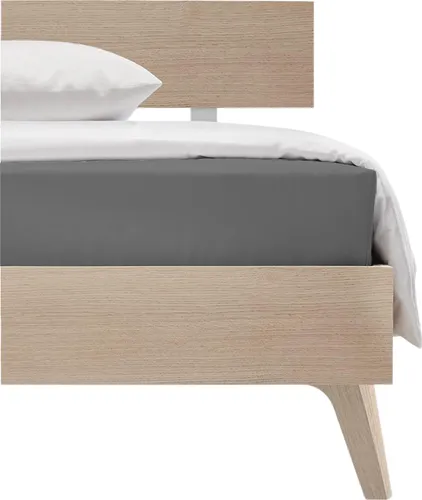 Colours L offenes Mako Satin Laken Steingrau 220 x 260 cm - Bettwäsche: Hochwertiges 100% Baumwolle Mako Satin Laken mit atmungsaktiven Eigenschaften für ein kühles Schlafklima und pflegeleichte Handhabung. Ideal als Bettlaken oder leichte Decke, passgenau mit 30 cm Nahtzugabe.