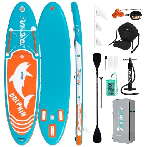 FunWater Aufblasbares Stand Up Paddle Board mit Zubehör von FunWater