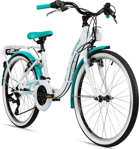 Bergsteiger Kinderfahrrad Atlantis 24 Zoll in türkis von Bergsteiger