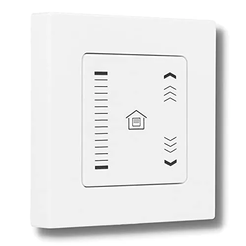 NOBILY Raffstoreschalter Touch - Rollladenschalter mit intuitiver Bedienung, Automatikbetrieb und automatischer Endlagenerkennung - ideal für modernen Komfort in Ihrem Zuhause.