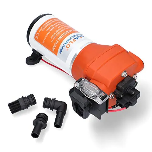 LIGHTEU Seaflo SFDP1-045-040-41 12 Volt, 17 LPM, 2,8 Bar 4-Kammer Membranpumpe