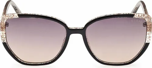 Guess Sonnenbrille GU7882 01Z Schwarz Violett Damen - Sonnenbrille im trendigen Cat Eye Stil, mit UV400 Schutz für optimalen Sonnenschutz und stilvollem Design.