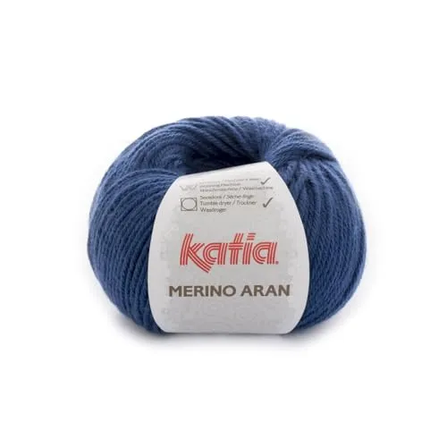 Katia Merino Aran 057 marineblau 100g Wolle