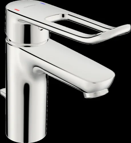 HANSA HANSAclinca Waschtischarmatur - Elegante Waschbecken-Armatur mit 114 mm Ausladung und praktischer Zugstange, ideal für modernes Baddesign.