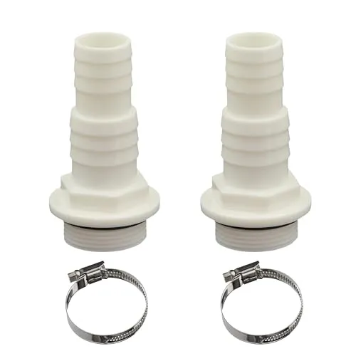 HAF 2X ABS Schlauchtülle O-Ring 32mm 38mm x 1 1/2