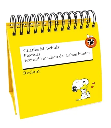 Peanuts. Freunde machen das Leben bunter (Tischaufsteller): Das Beste von Charlie Brown, Snoopy & Co. über Freundschaft, Treue und Zusammenhalt – Spiralbuch zum Verschenken