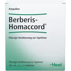 Berberis Homaccord, Verdünnung zur Injektion 10 St von Heel
