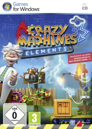 Crazy Machines: Elements - Physik-Puzzle Spiel - Spannendes Physik-Puzzle-Spiel, das kreative Lösungen erfordert und stundenlangen Spielspaß bietet. Ideal für Fans von kniffligen Herausforderungen.