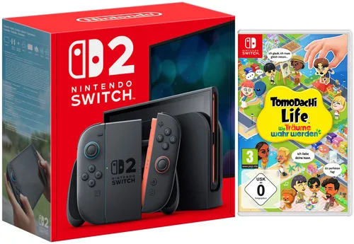 Nintendo Switch 2 Konsolen-Set mit Tomodachi Life - Das Nintendo Switch 2 Set bietet flexibles Gaming mit 7,9