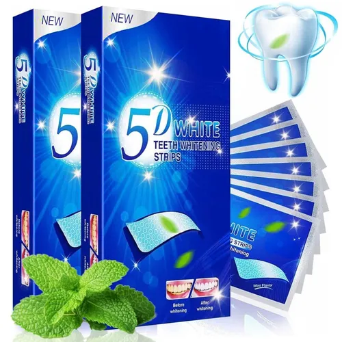 P-beauty 5D White Strips Zahnaufhellungstreifen Weiße Zähne Bleaching