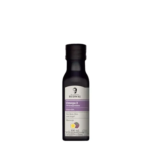 Dr. Budwig Premium Omega 3 DHA + EPA Öl Maracuja (100ml)