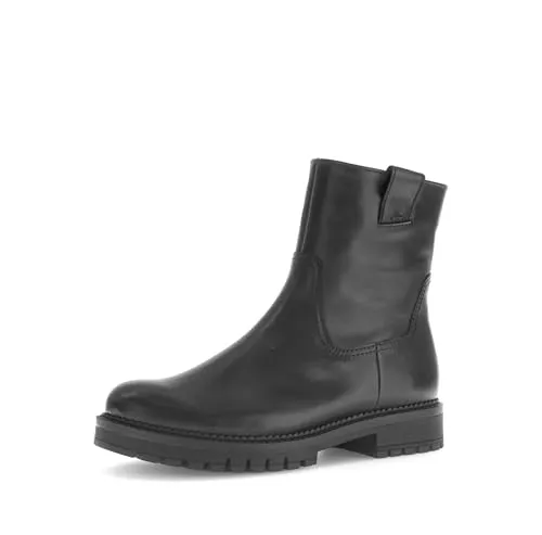 Gabor Chelseaboots schwarz 35,5 EU (3 UK) - Klassische Wanderschuhe aus Glattleder mit 3 cm Absatzhöhe, ideal für stilvolle Outdoor-Abenteuer und bequemes Tragen dank herausnehmbarer Einlegesohle.